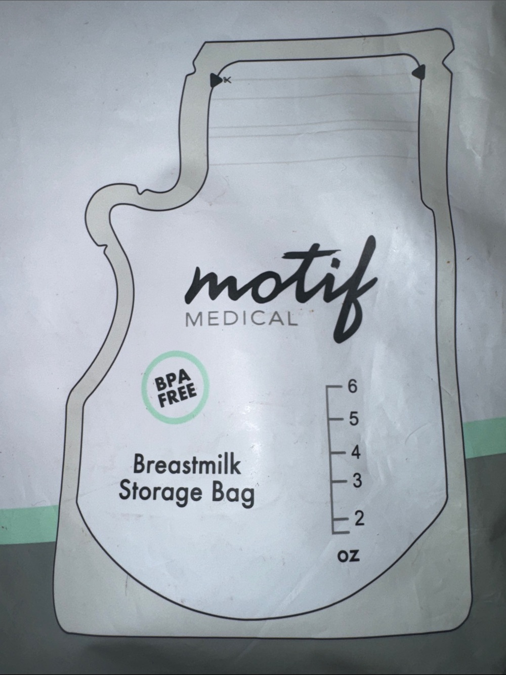 Motif Medical Breastmilk Storage Bags (25pk each)Individual bags Only